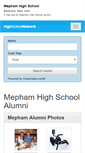 Mobile Screenshot of mephamhighschool.org