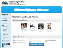 Tablet Screenshot of mephamhighschool.org